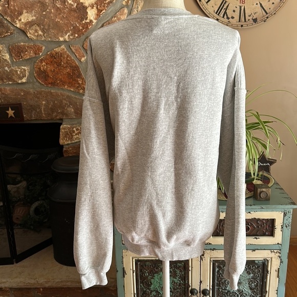 Women’s Handmade Lucky Sweatshirt Plus Size 2XL  Gray - Picture 6 of 10